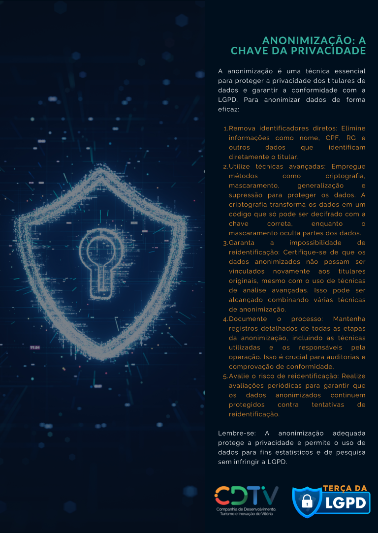 Anonimização: A chave da privacidade